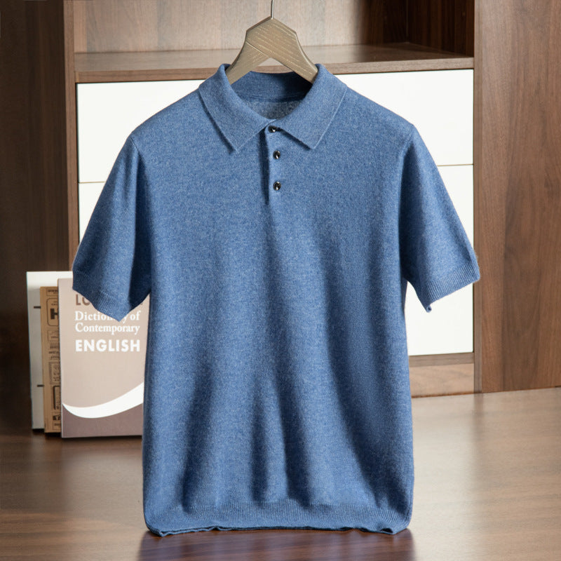 Men’s Business Casual Short Sleeve Knit