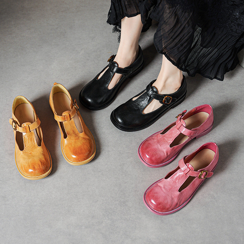 Retro Mary Jane Flats