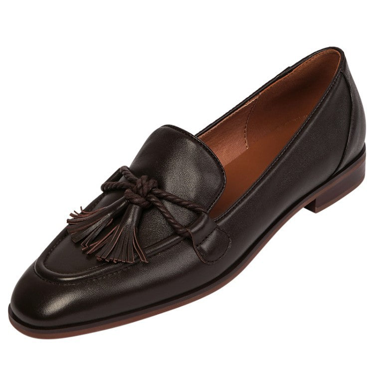 Tassel Loafer Low Heel Shoes