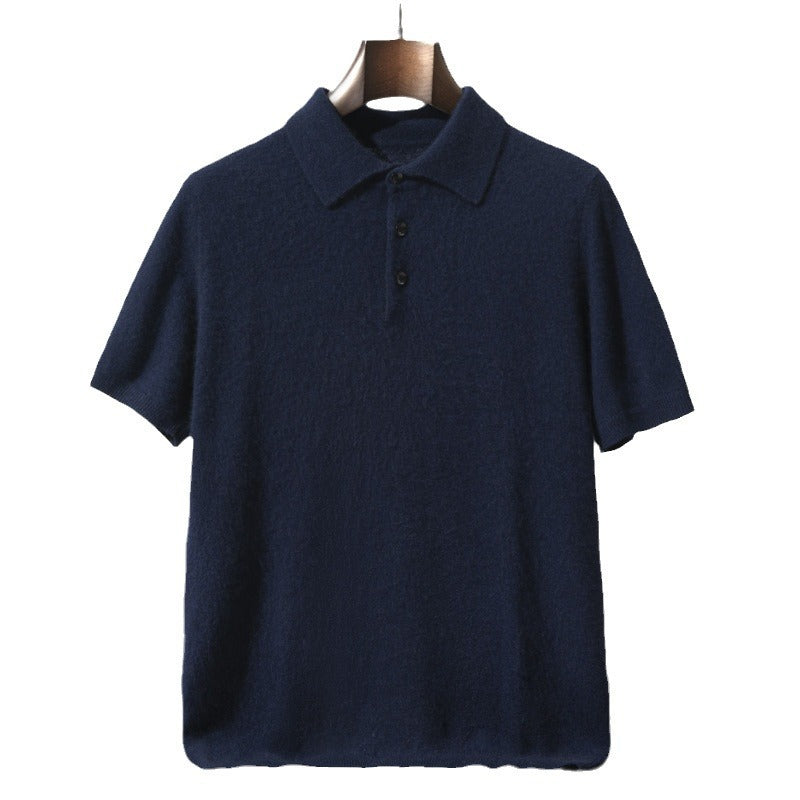 Men’s Business Casual Short Sleeve Knit