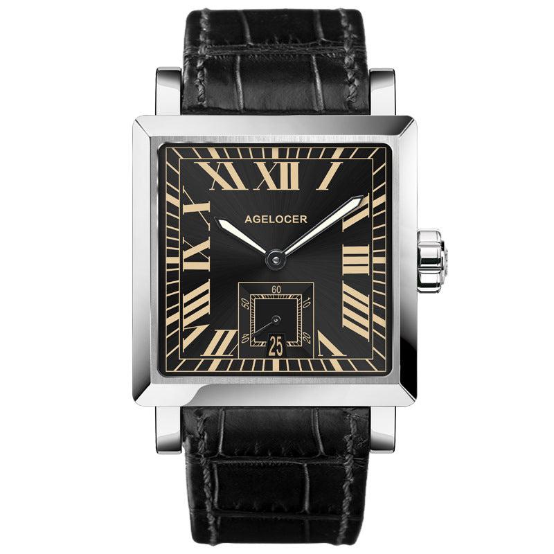 Classic Luxury Rectangular Automatic Watch