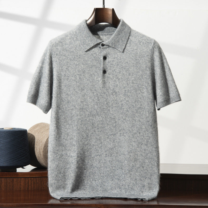 Men’s Business Casual Short Sleeve Knit
