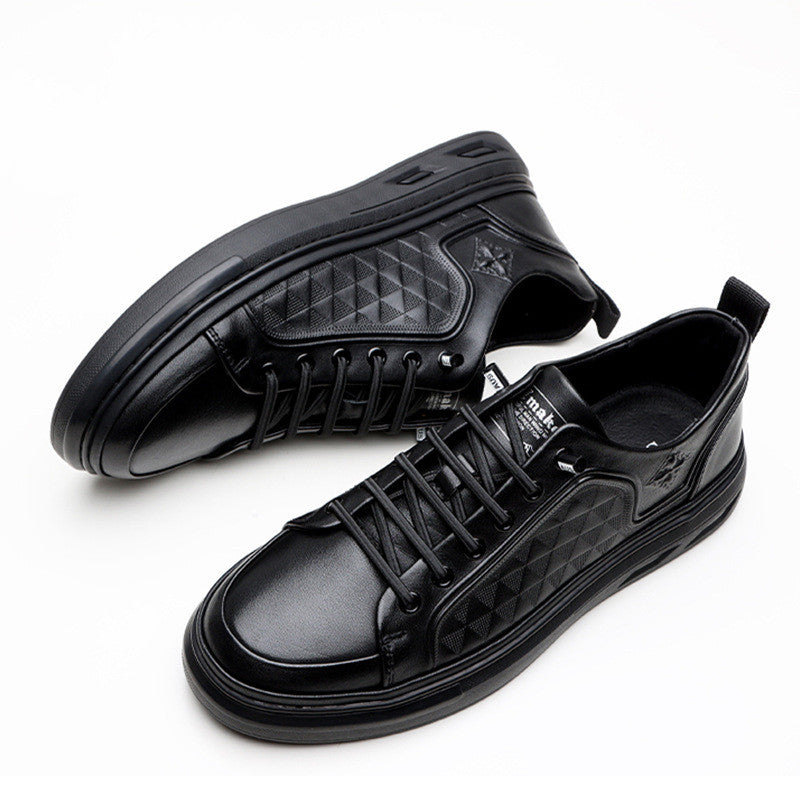 Men’s Cowhide Low Top Casual Shoes