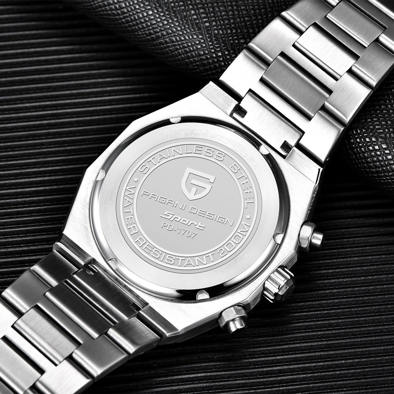 Business Luxury Steel Watch - Chronograph Style