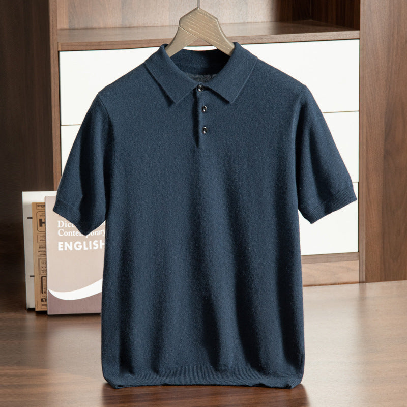 Men’s Business Casual Short Sleeve Knit