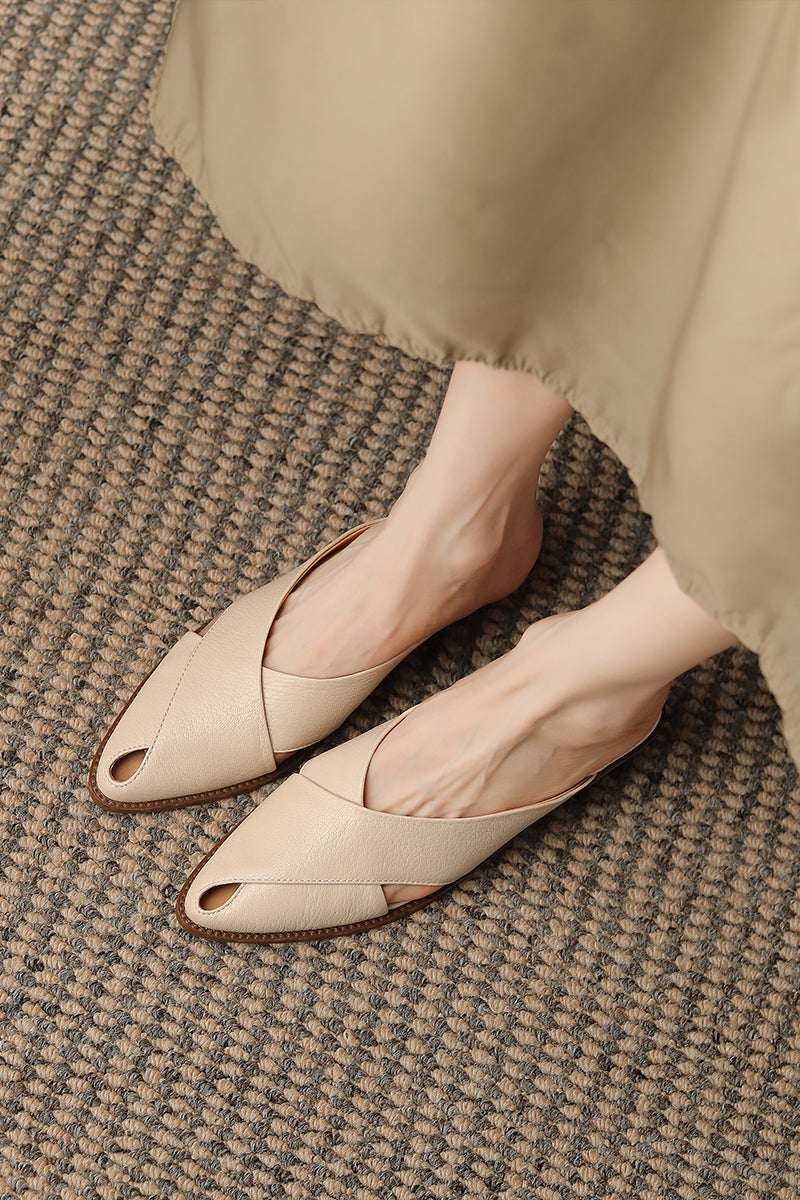 Classic Mid Heel Mules