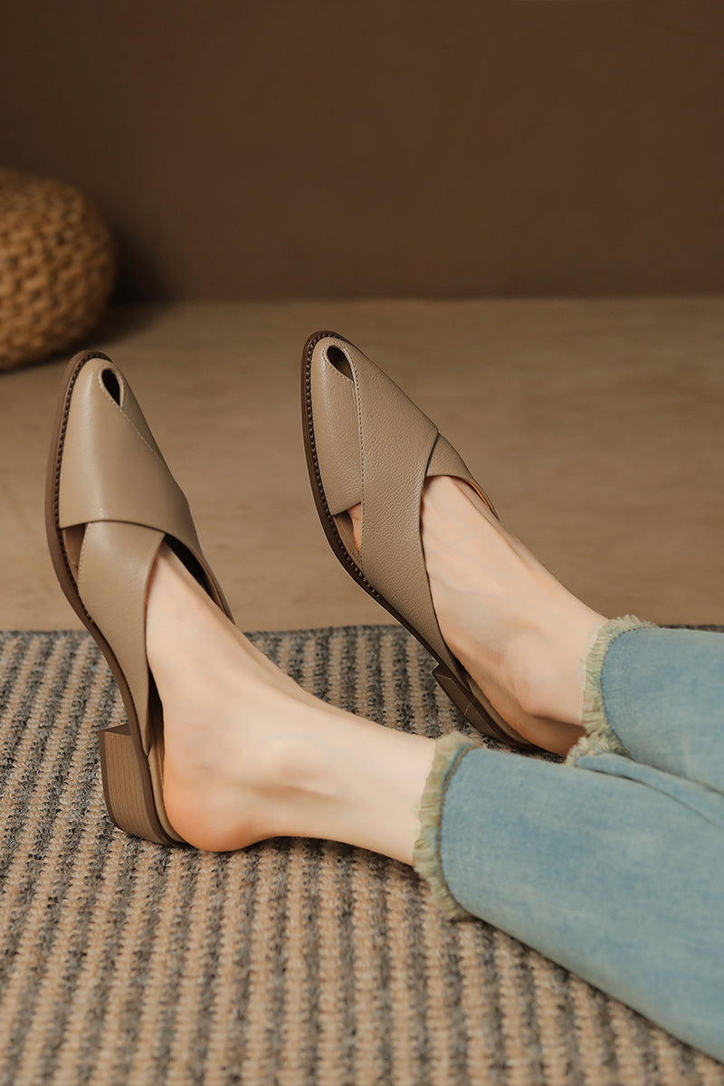 Classic Mid Heel Mules