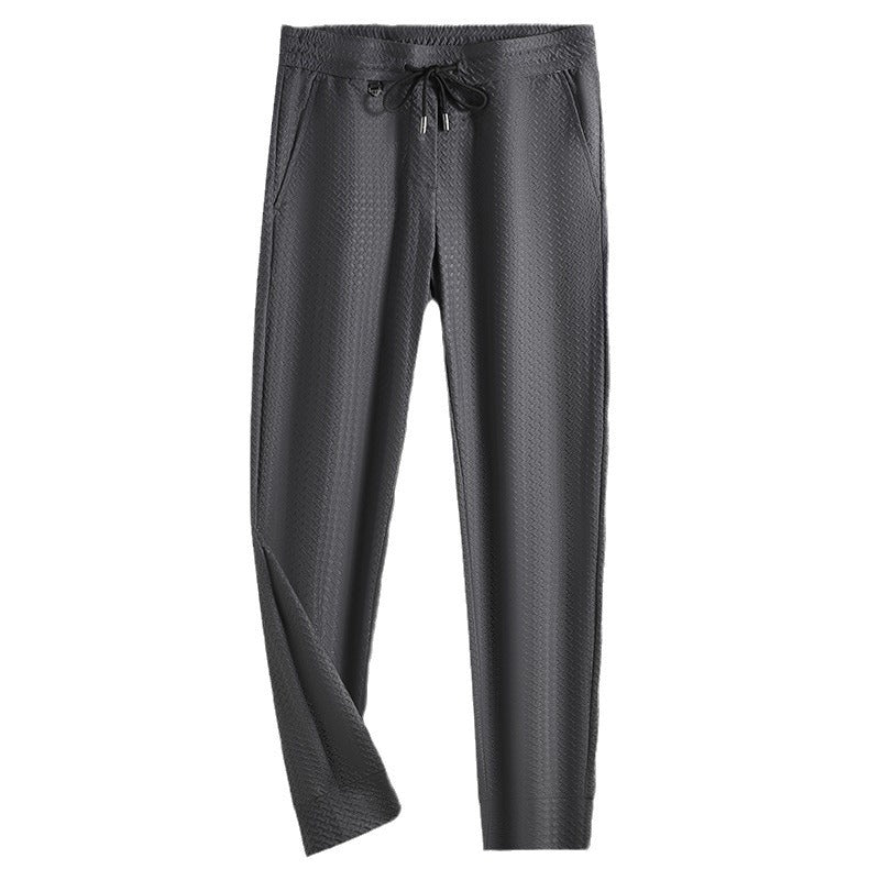 Men’s Ice Silk Houndstooth Set