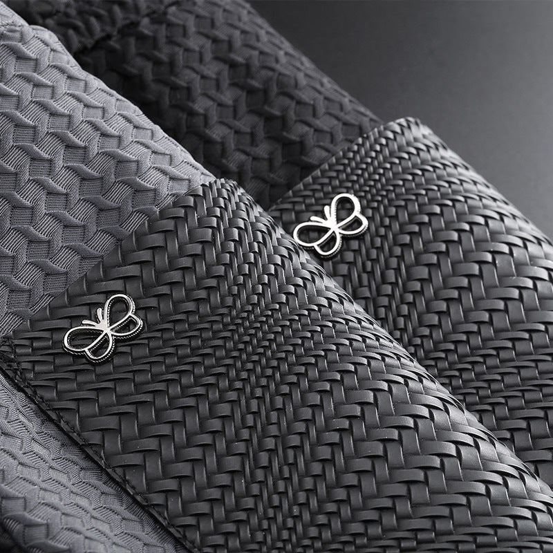 Men’s Ice Silk Houndstooth Set