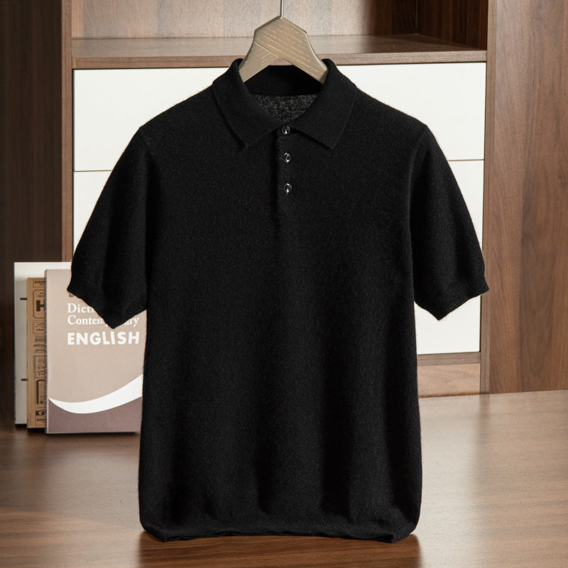 Men’s Business Casual Short Sleeve Knit